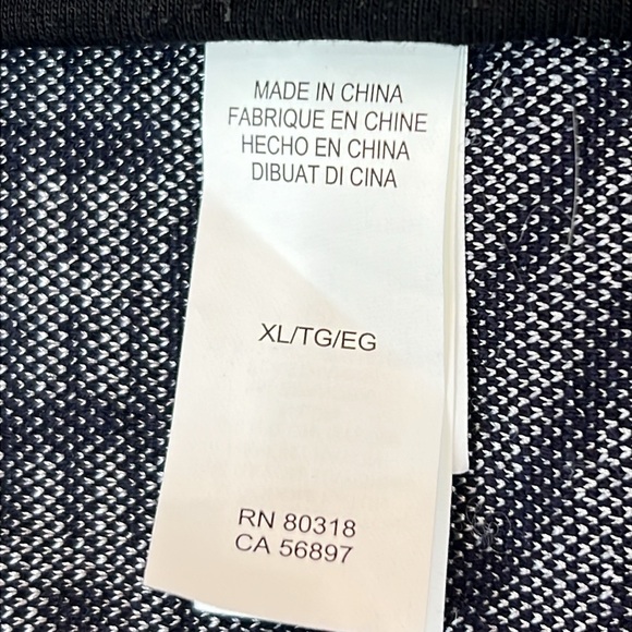 Lucky Brand Cardigan Sweater Size XL Navy Blue Knit Snap Front Long Sleeve EUC - Picture 9 of 12